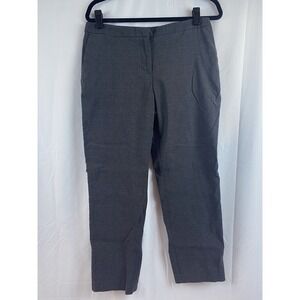 Mario Serrani Italy Gray Dress Pants‎ Women's Size 8 Front Pockets